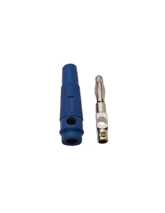 Spina a banana maschio 4mm blu : ADAJUSA : prezzo 2