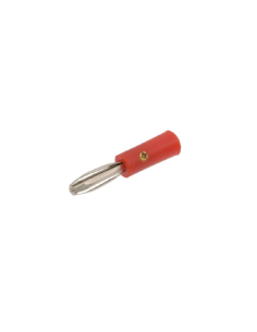 Spina a banana maschio 4mm rossa (tipo 4 foglie) : ADAJUSA : prezzo