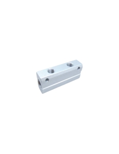 Doppio distributore 2 ingressi 1/4 - 4 uscite 1/8 in alluminio - Aignep | ADAJUSA