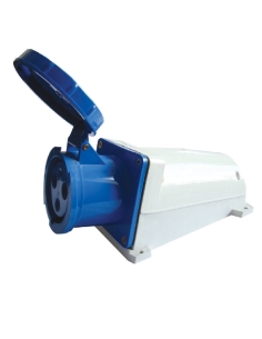 Industrial CEE surface mount socket outlet 125A 2 Pole IP67 TICS-143| ADAJUSA | price