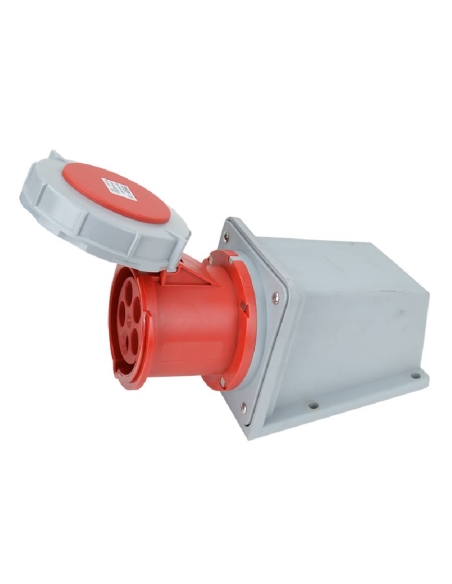 CEE industrial socket outlet for surface 125A 3 Pole neutral ground IP67 TICS-145| ADAJUSA | price