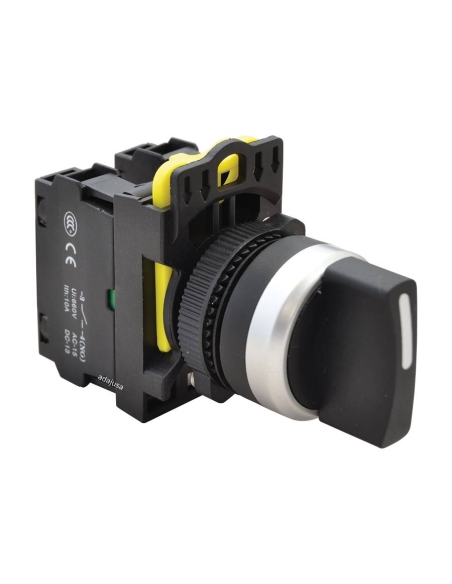 Selettore elettrico 3 posizioni 2NO 22mm NYK3-S31BK | ADAJUSA | prezzo