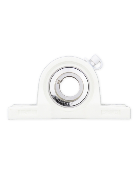 Thermoplastic self-aligning white foot support UCP206PB with bearing stainless steel SSUC-206 30mm shaft ISB | ADAJUSA | price