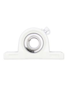 Supporto bianco autoallineante in termoplastica UCP208PB con cuscinetto albero SSUC-208 in acciaio inox 40mm ISB: ADAJUSA : prez