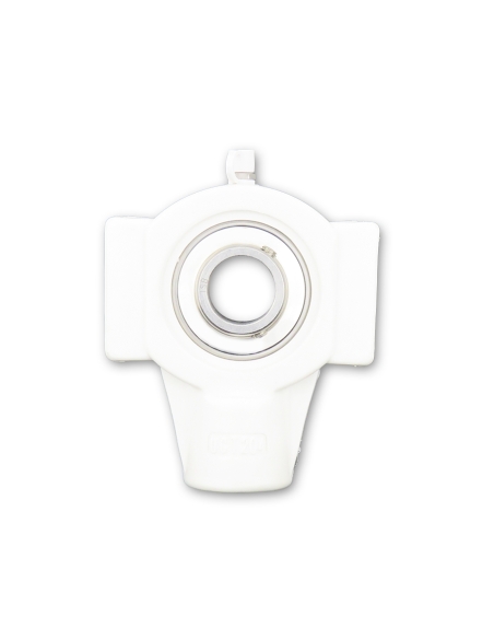 Staffa autoallineante termoplastica bianca UCT206PB con albero in acciaio inox cuscinetto SSUC-206 30mm ISB | ADAJUSA | prezzo