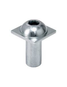 Kit front fixing profile aluminum slot 8mm | ADAJUSA
