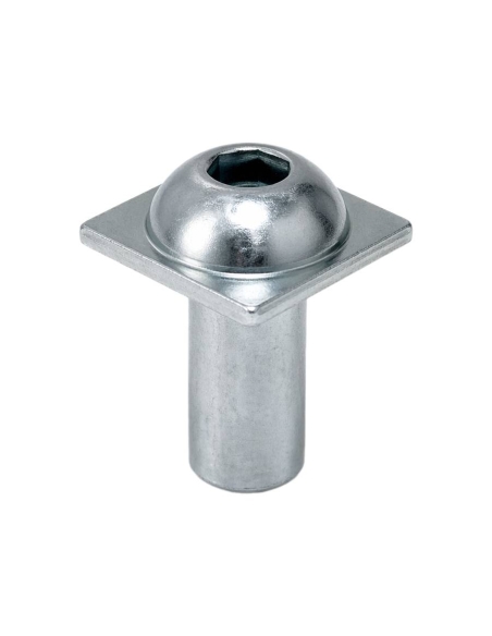 Kit di fissaggio frontale in alluminio profilato slot 8mm | ADAJUSA | prezzo