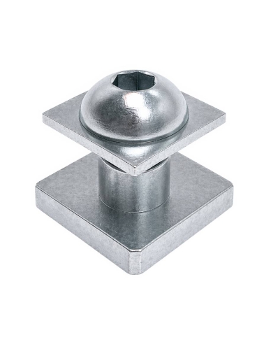 Kit side fixing profile aluminum slot 10mm | ADAJUSA