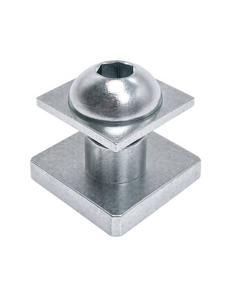 Kit side fixing profile aluminum slot 10mm | ADAJUSA