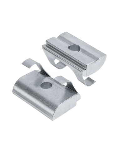 Flangia a dado tondo M4 M5 M6 M8 slot Profili in alluminio da 10mm | ADAJUSA | prezzo