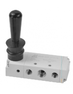 Valve 1/4 5-way 2 fixed positions - Mindman 2