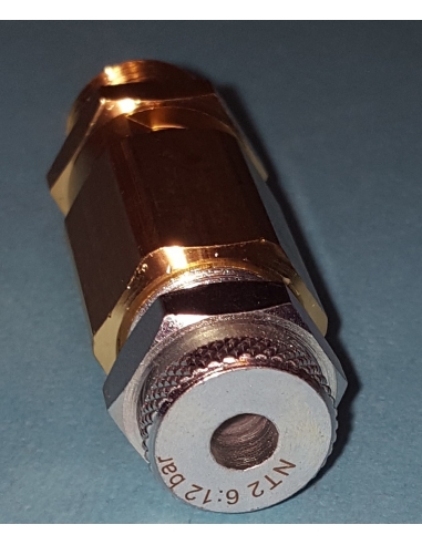 Valvola Di Sicurezza Regolabile 1/4'' Per Aria Compressa 0-2 Bar - Protezione Automatica Da Sovrapressione - Foto 8