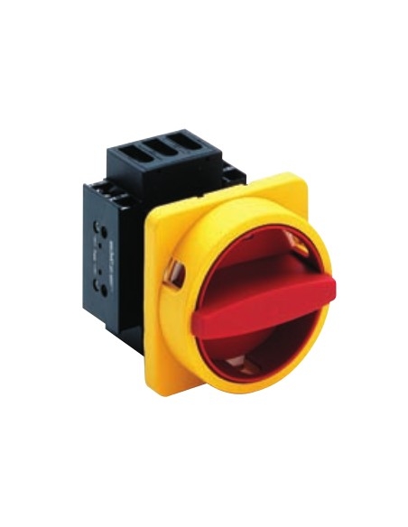 Interruttore trifase 20A Taglia 67 giallo-rosso