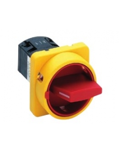 Interruttore a camme trifase 20A Giallo-rosso Taglia 67
