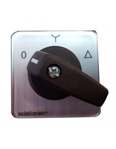 Interruttore Inverter Trifase Full 20A 48x48 Leva Nera - Giovenzana