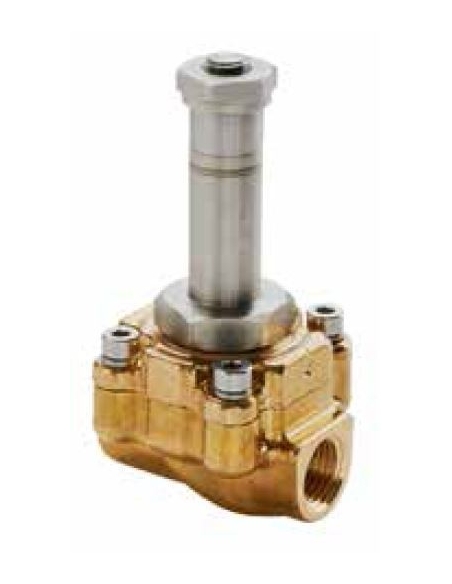 Elettrovalvola fluida 1/4" 2/2 chiuso azionamento combinato ADAJUSA