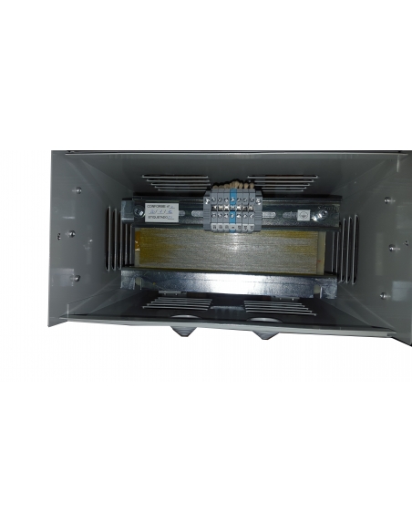 Autotrasformatore trifase 230/400V 1 KVA reversibile con scatola