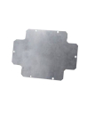 Steel mounting plate for ABS watertight case