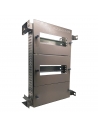 Front chassis for sheet metal cabinets