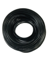Black PVC shielded hose by meter