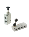 Pneumatic valves 1/8 lever-operated, brand name Aignep