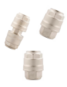 Straight fittings for compressed air installations - Aignep