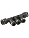 Pneumatic manifold distributors with fittings Series 55000 - Aignep