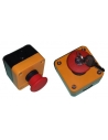 Boxes with pushbutton stop and emergency