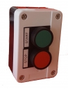 Complete pushbutton and button boxes for 2 elements